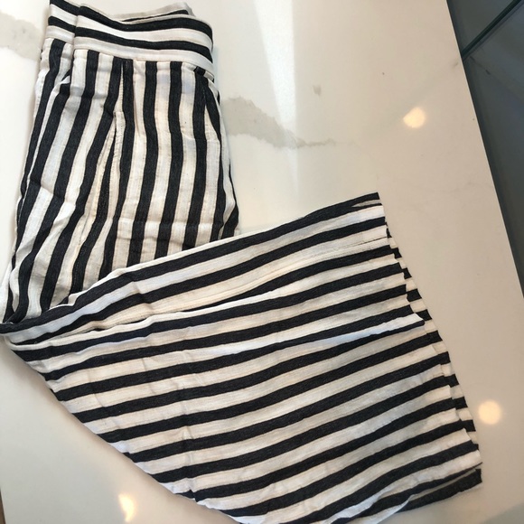 h&m striped wide leg pants - Picture 3 of 3